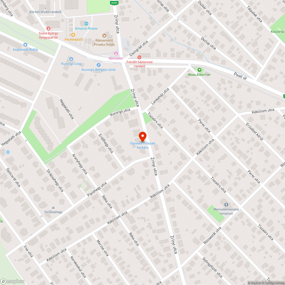 Megoldatlan az esővíz elvezetése. bejelentés helye