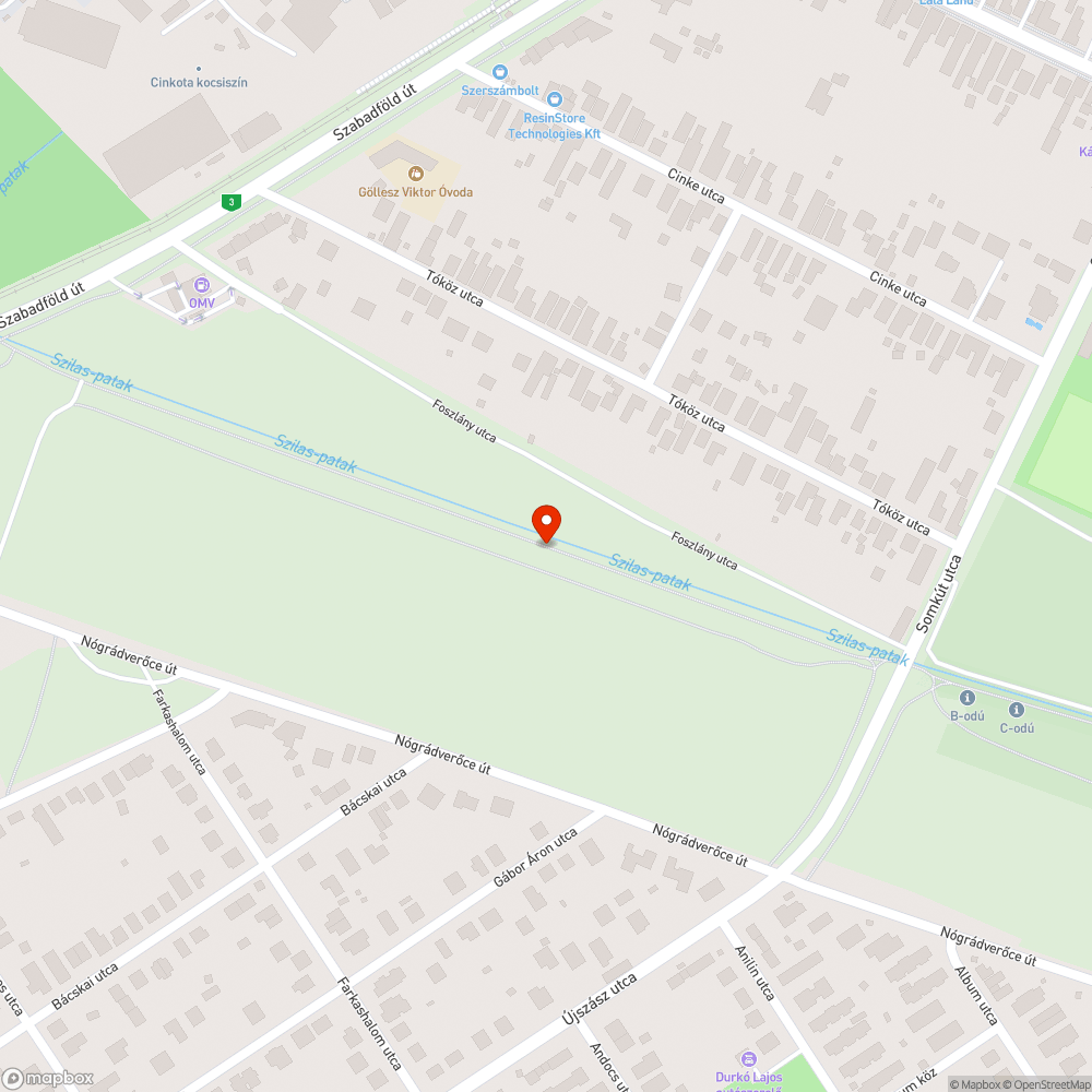 Vandalizmus bejelentés helye