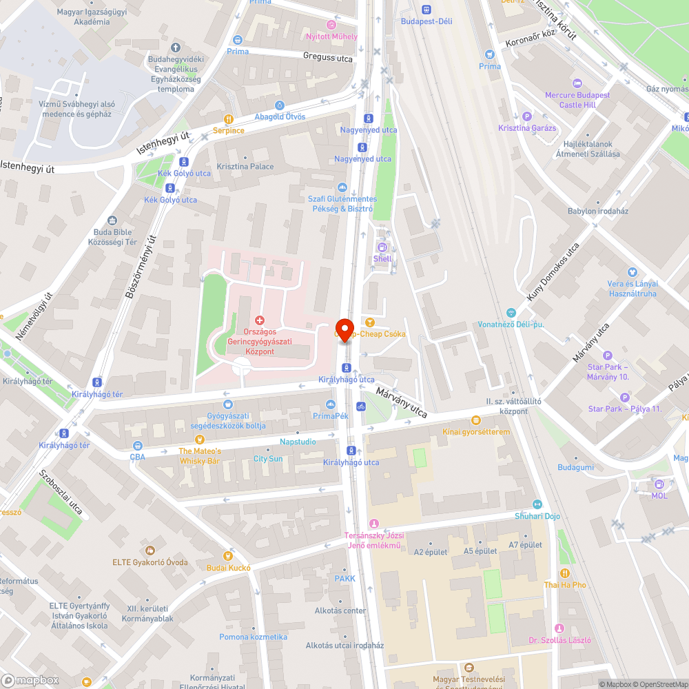 Halott macska, Alkotás-Királyhágó bejelentés helye