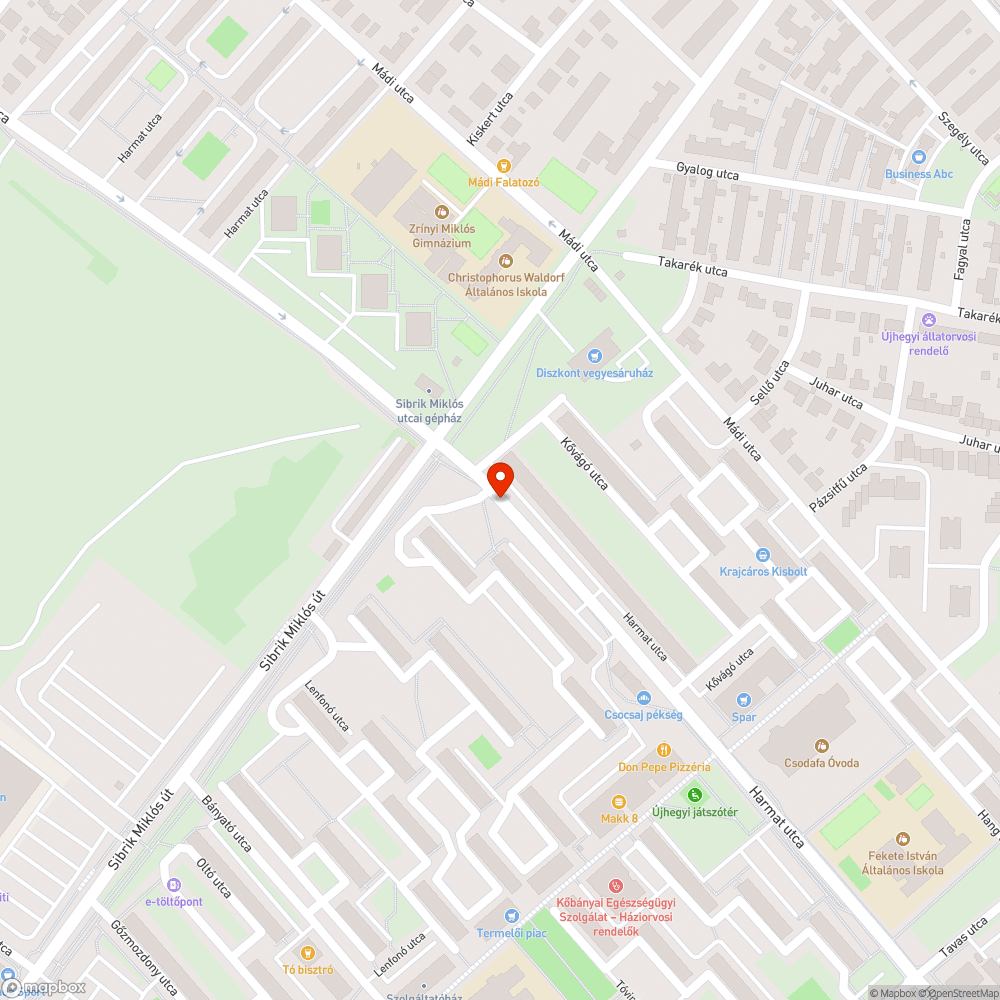 Ottfelejtett csőkorlát bejelentés helye