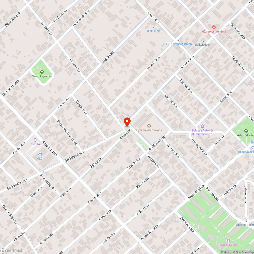 Téglák bejelentés helye