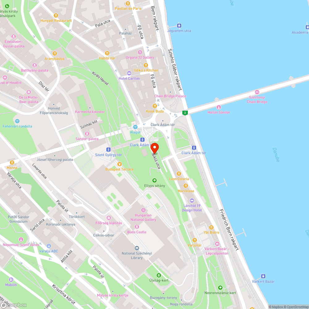 I. Sikló utca - szegélyseprés bejelentés helye