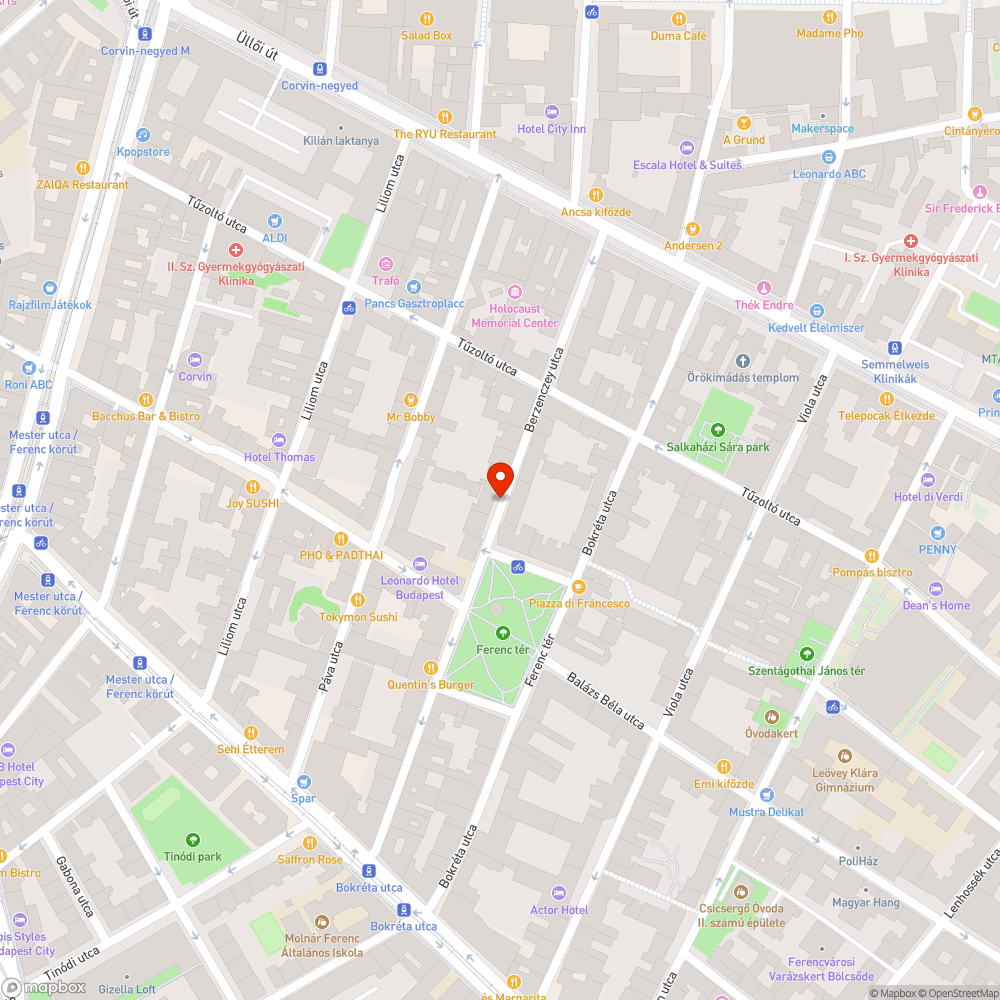 beszakadt járda bejelentés helye