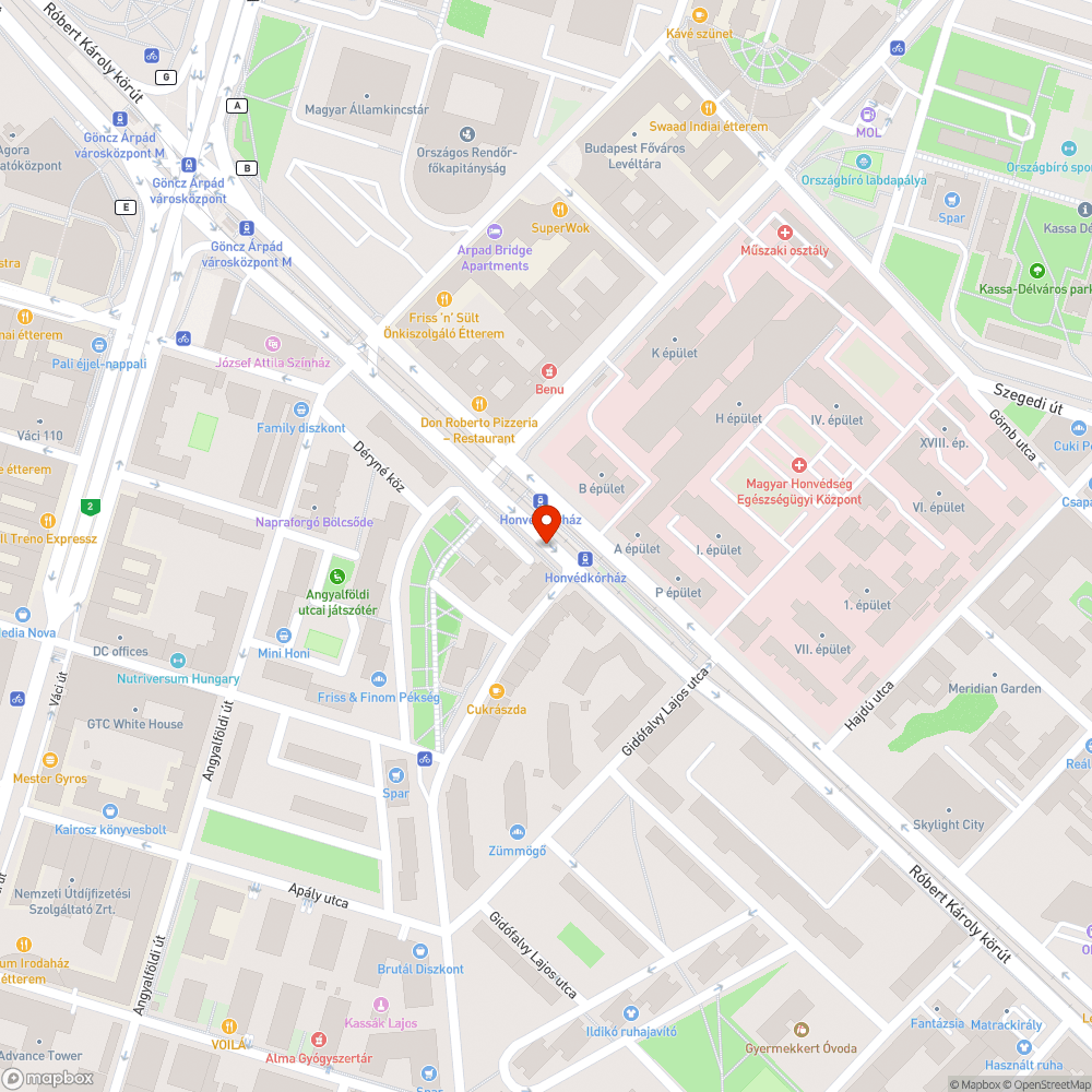 Szemét bejelentés helye