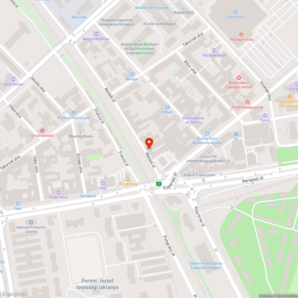 szemétdomb bejelentés helye