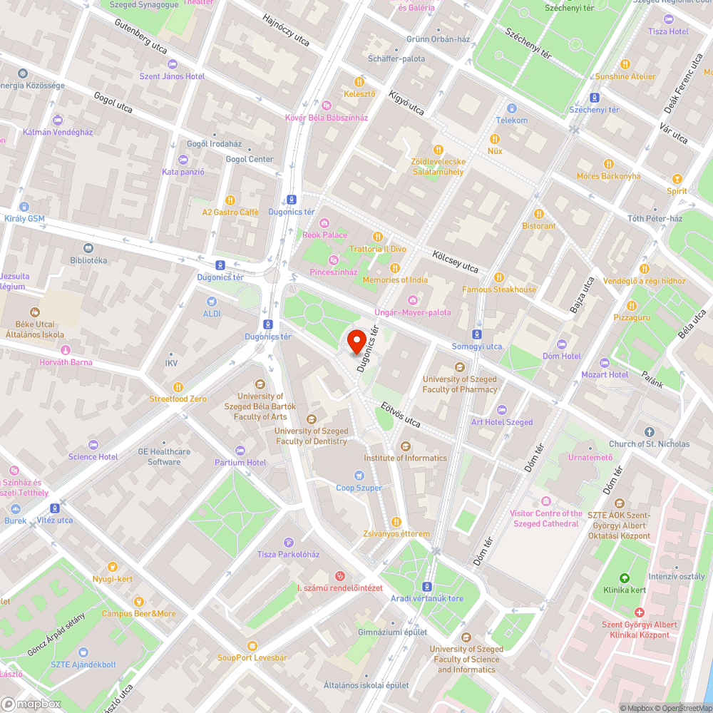 Megrongálódott szökőkút bejelentés helye