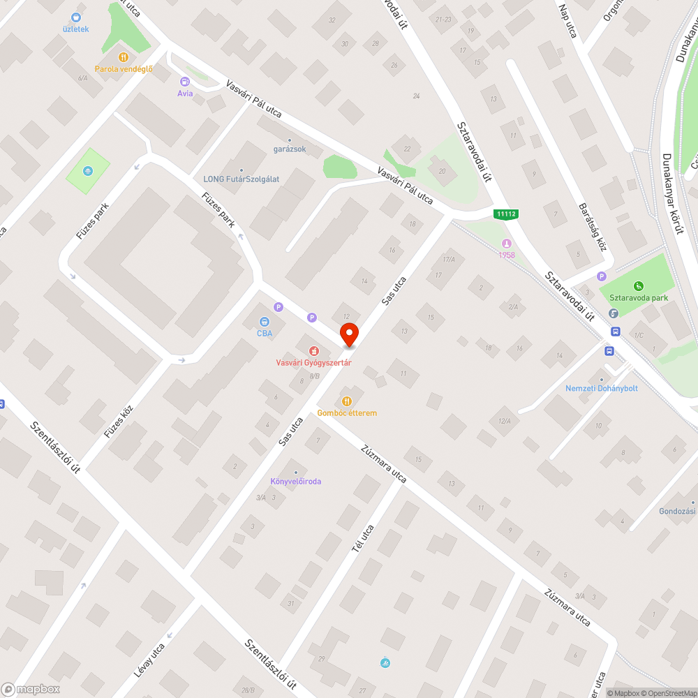 autó bejelentés helye