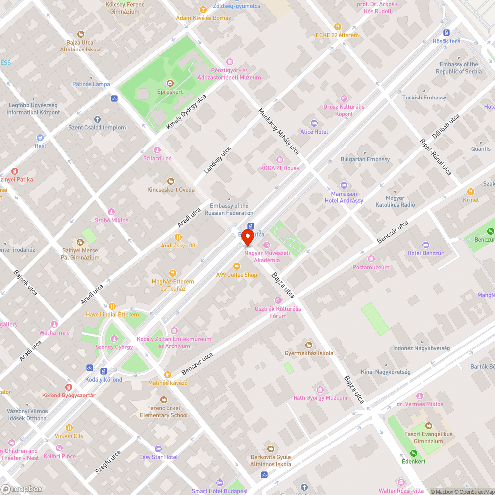 Felbontott felfestés bejelentés helye