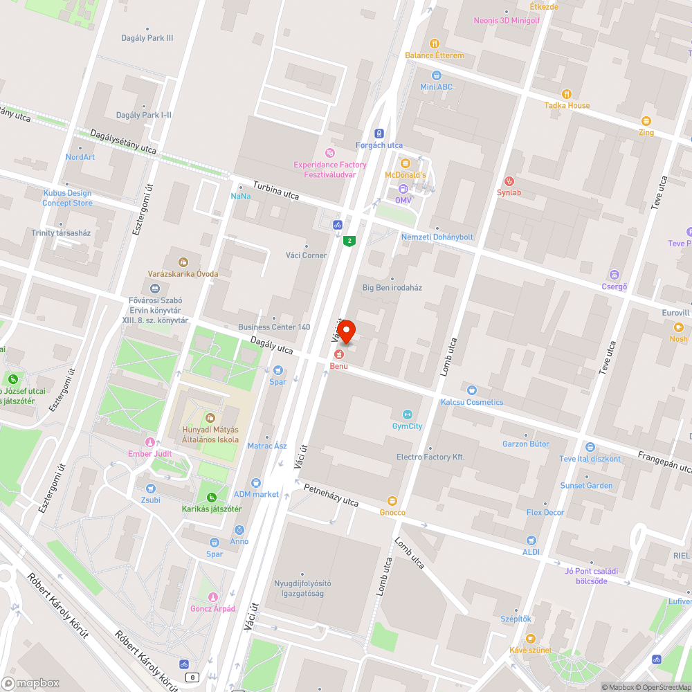 Váci út 87-91 nem észrevehető mozgáskorlátozott tábla bejelentés helye