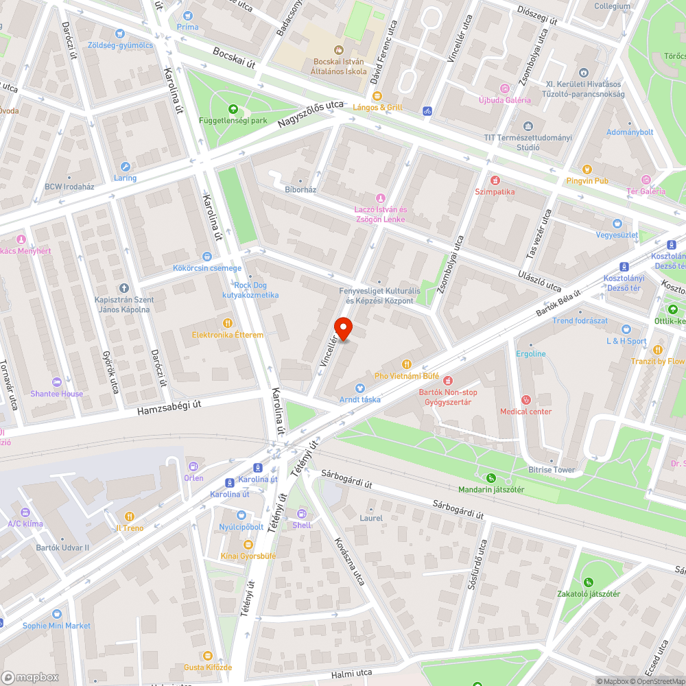 járda és út közötti rész bejelentés helye