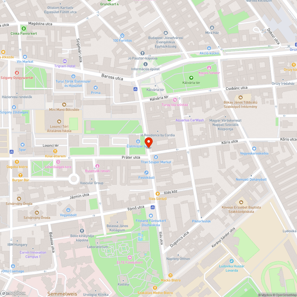 Rohadó vasszerkezet a parkban bejelentés helye