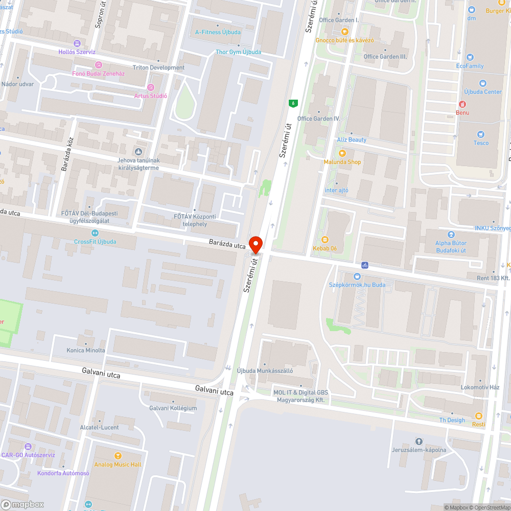 Kiszáradt fa bejelentés helye