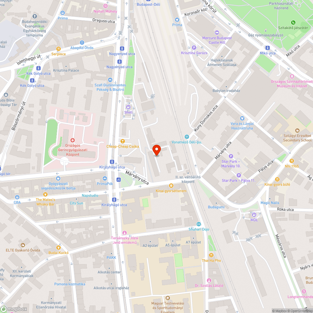 Eldugult esővízelvezető bejelentés helye