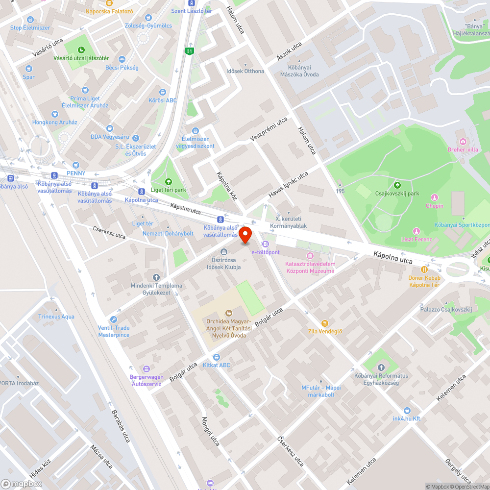 rosszul kivitelezett útszakasz bejelentés helye