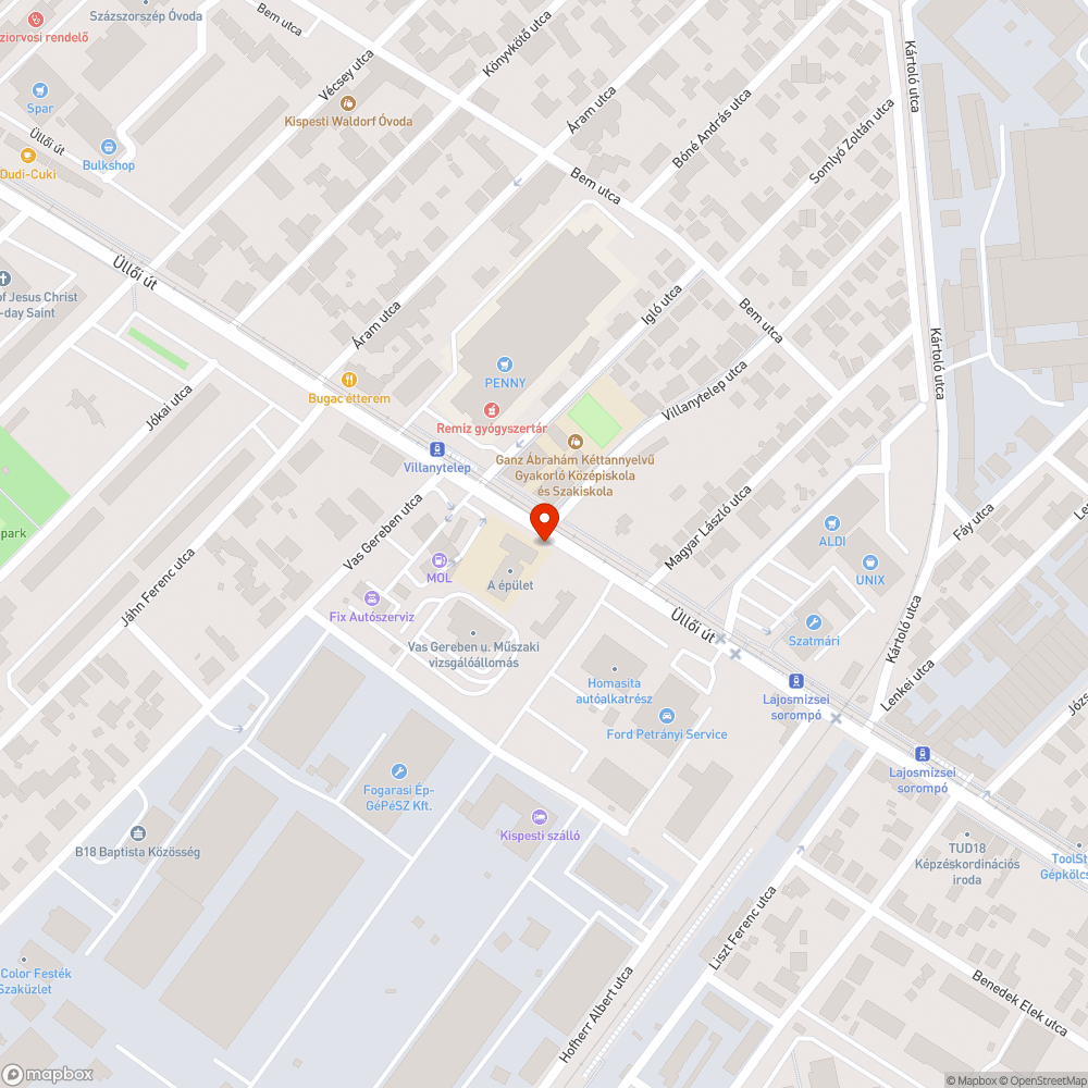 Elhalványult, ósdi, régi gyalogosátkelőhelyre figyelmeztető tábla bejelentés helye