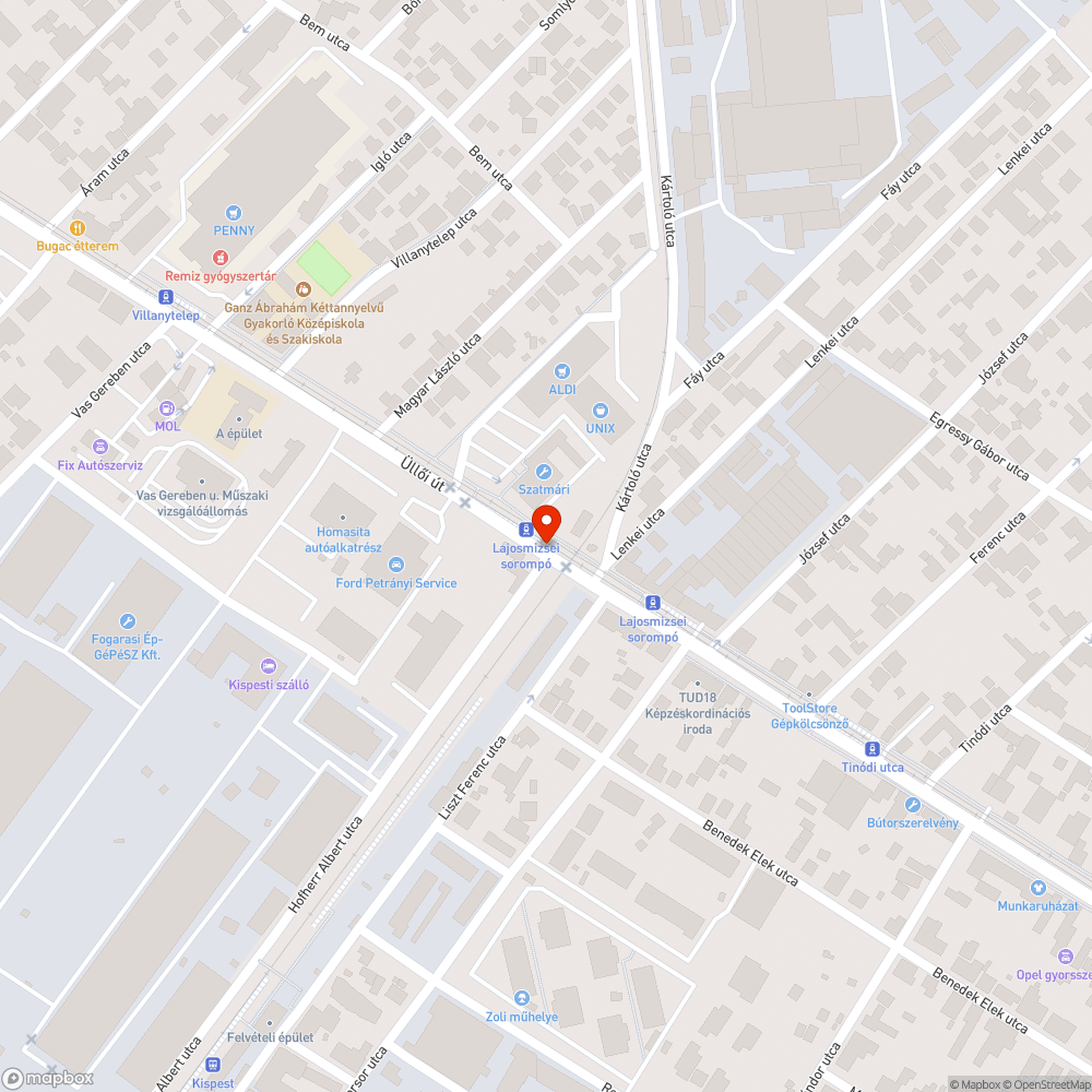 Szemetestartály a járdára rakva. Nem ott van a helye! bejelentés helye