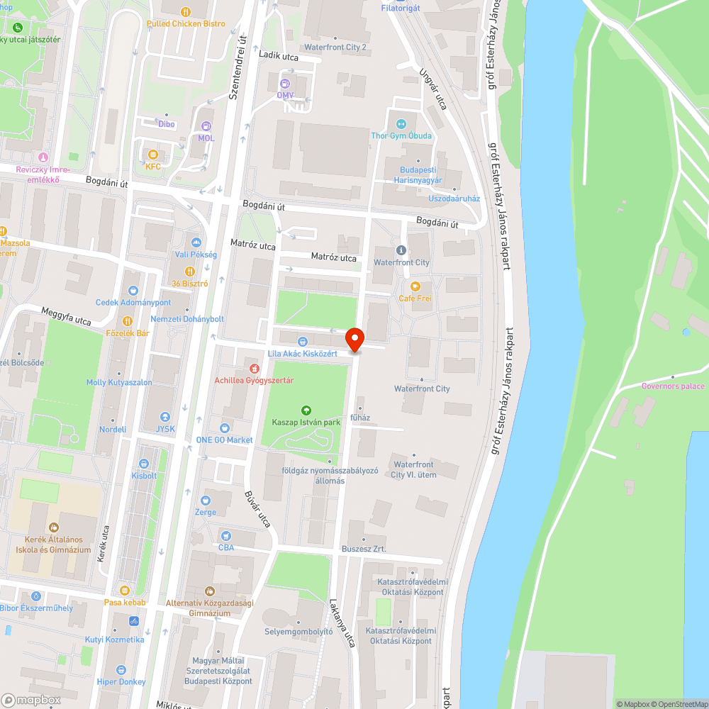 "Balkán utca" bejelentés helye