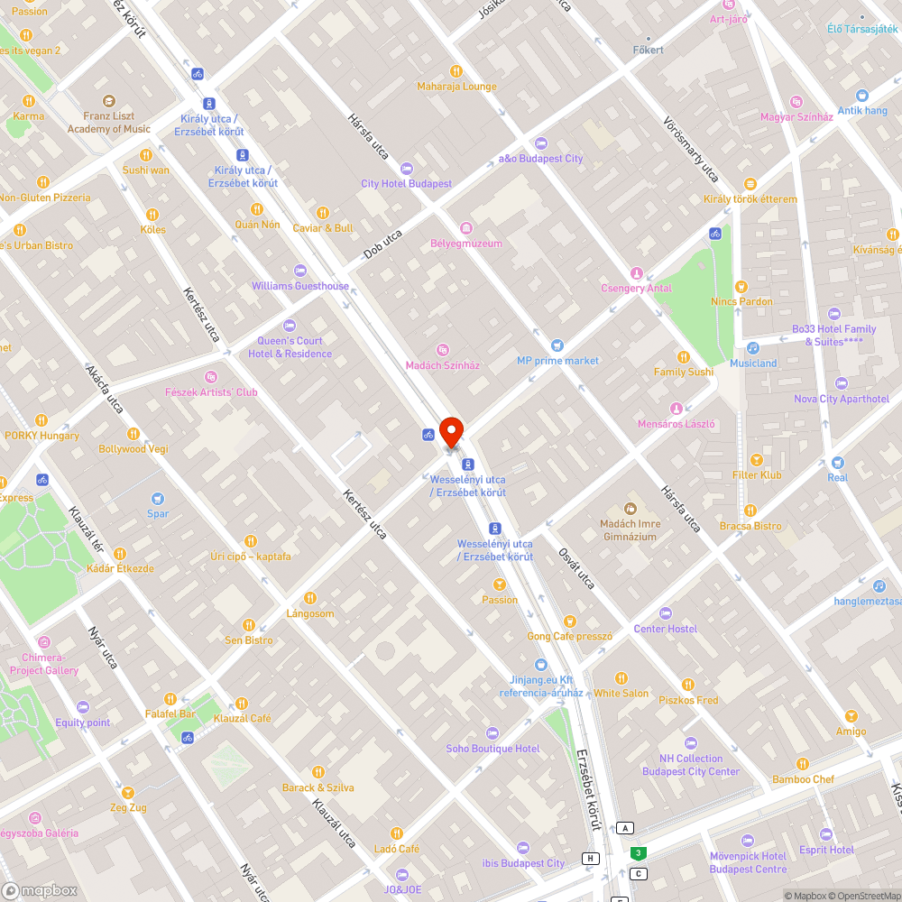 Kozmuvek- Erzsébet krt és Ràkoczi út sarka a CBA felol bejelentés helye