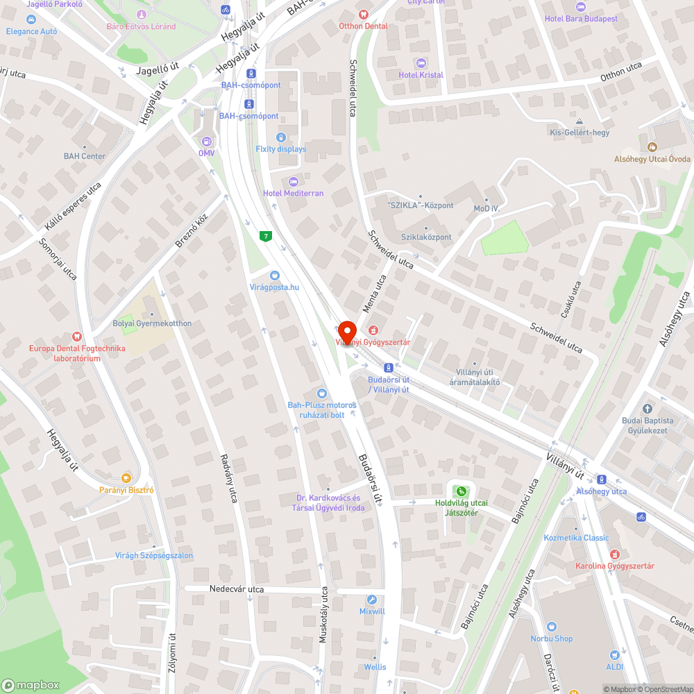 Közlekedési tábla bejelentés helye