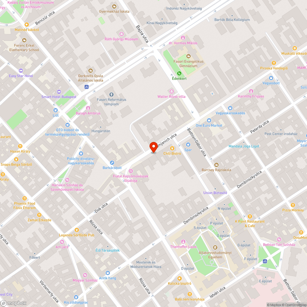 Kutyagumis+kutyapisis Damjanich utca bejelentés helye