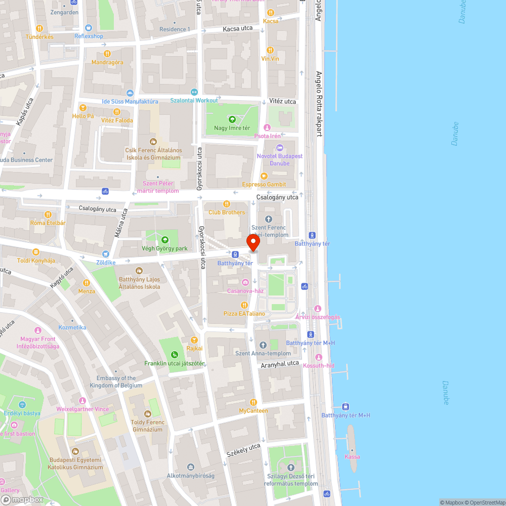 Kátyú a kerékpársávban bejelentés helye