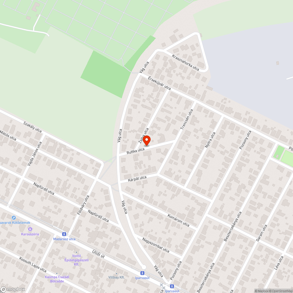 Bokatörő járda bejelentés helye