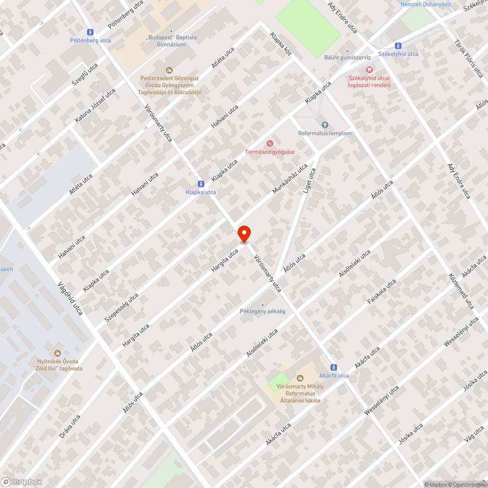 Járhatatlan járda bejelentés helye