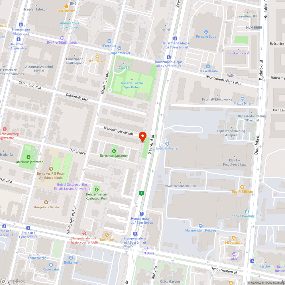 Gyökeres, gödrös, sáros kerékpárút bejelentés helye