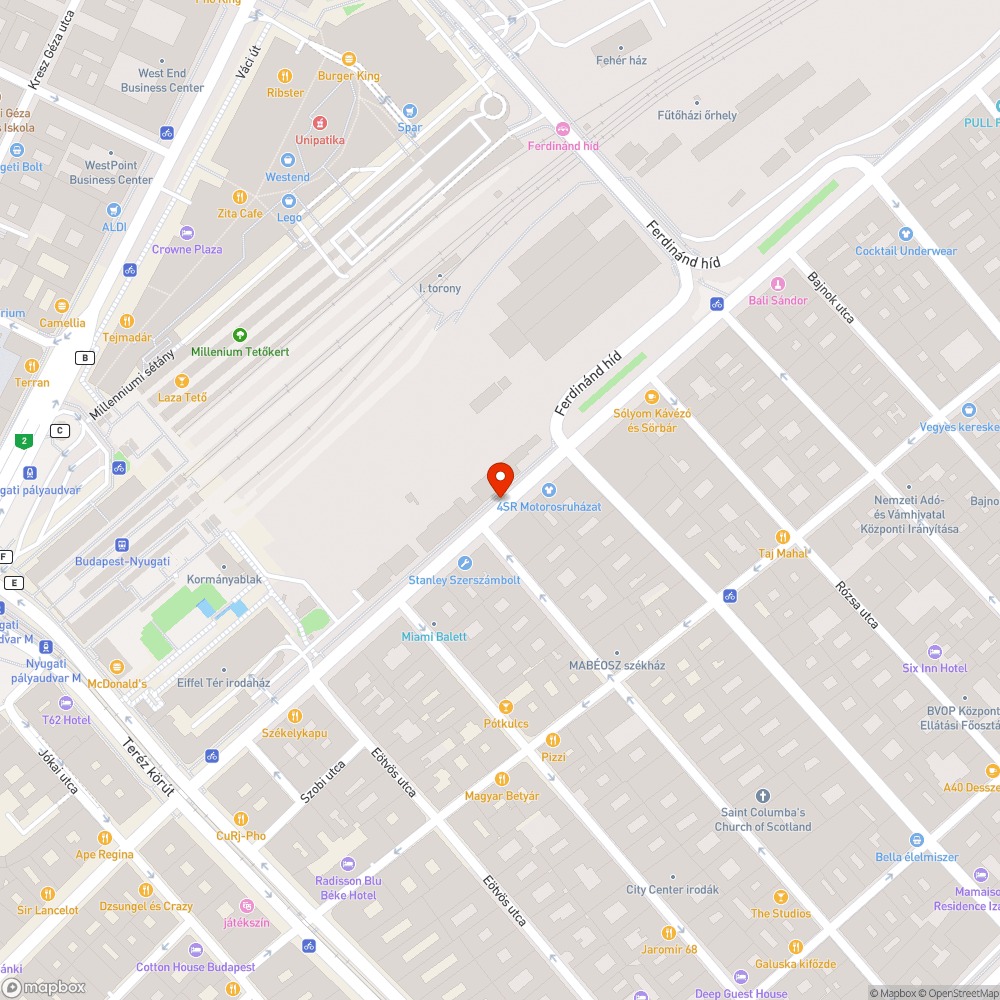 Busz sáv újrafestése bejelentés helye