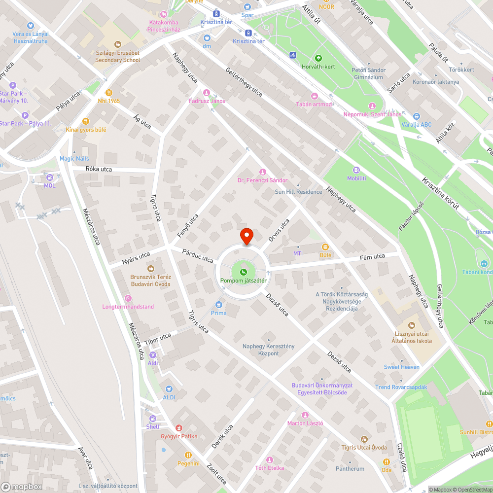 repedezett járda a buszmegállóban bejelentés helye