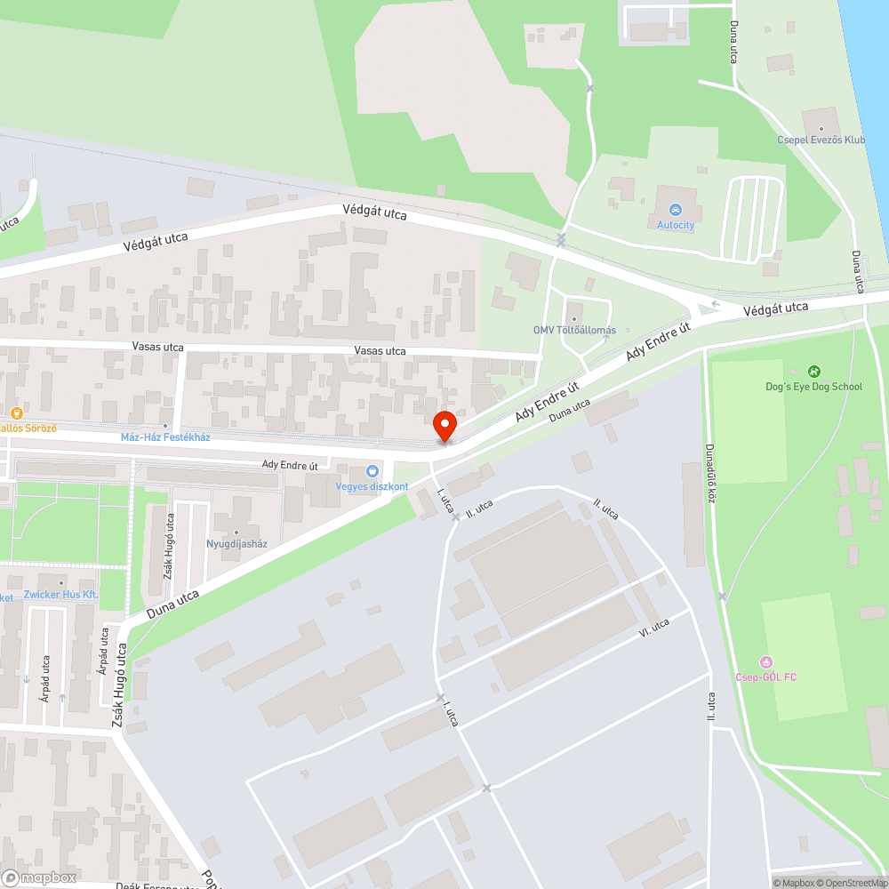 Megdőlt és alacsony tábla bejelentés helye