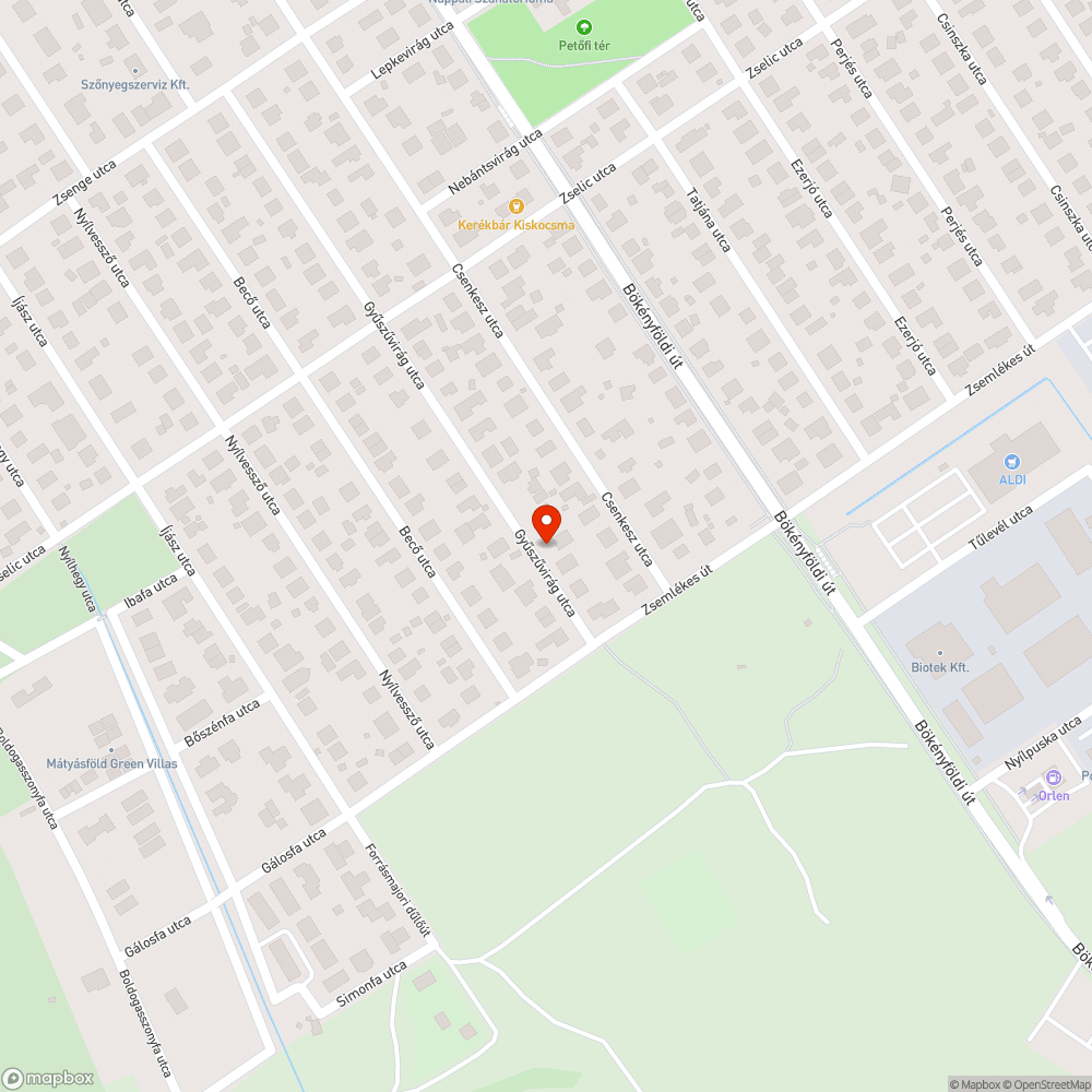 Kritikán aluli a járda bejelentés helye