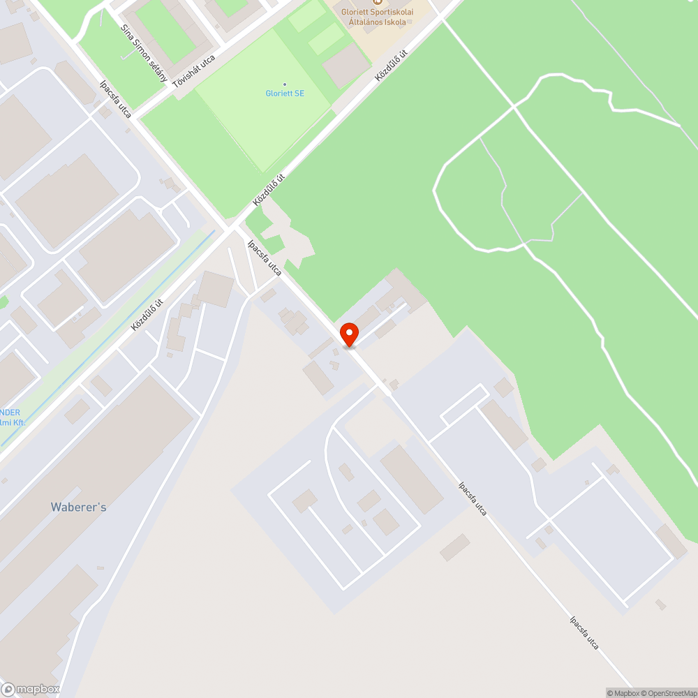 buszmeggálló aszfaltja sűlyedt, repedezett. bejelentés helye