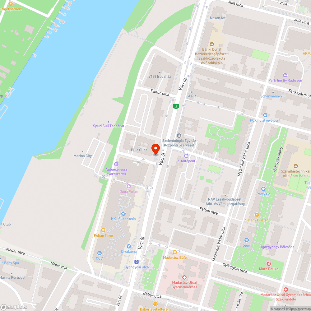 Eltorlaszolt járda bejelentés helye