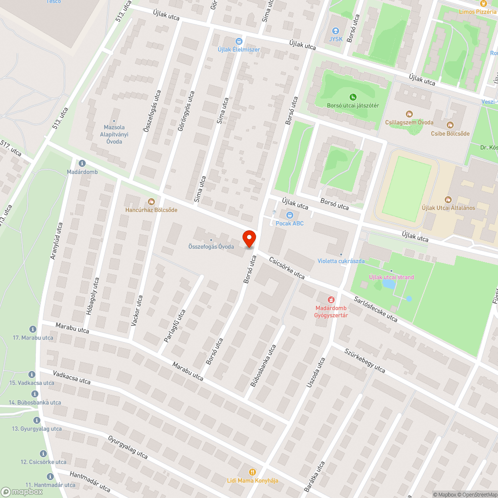 Van japán kert és íme egy rákosmenti közkert... bejelentés helye