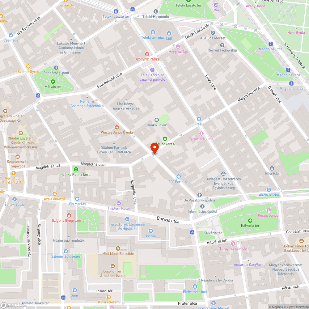 Dankó utcai mini szeméttelep a szelektív környékén.... bejelentés helye