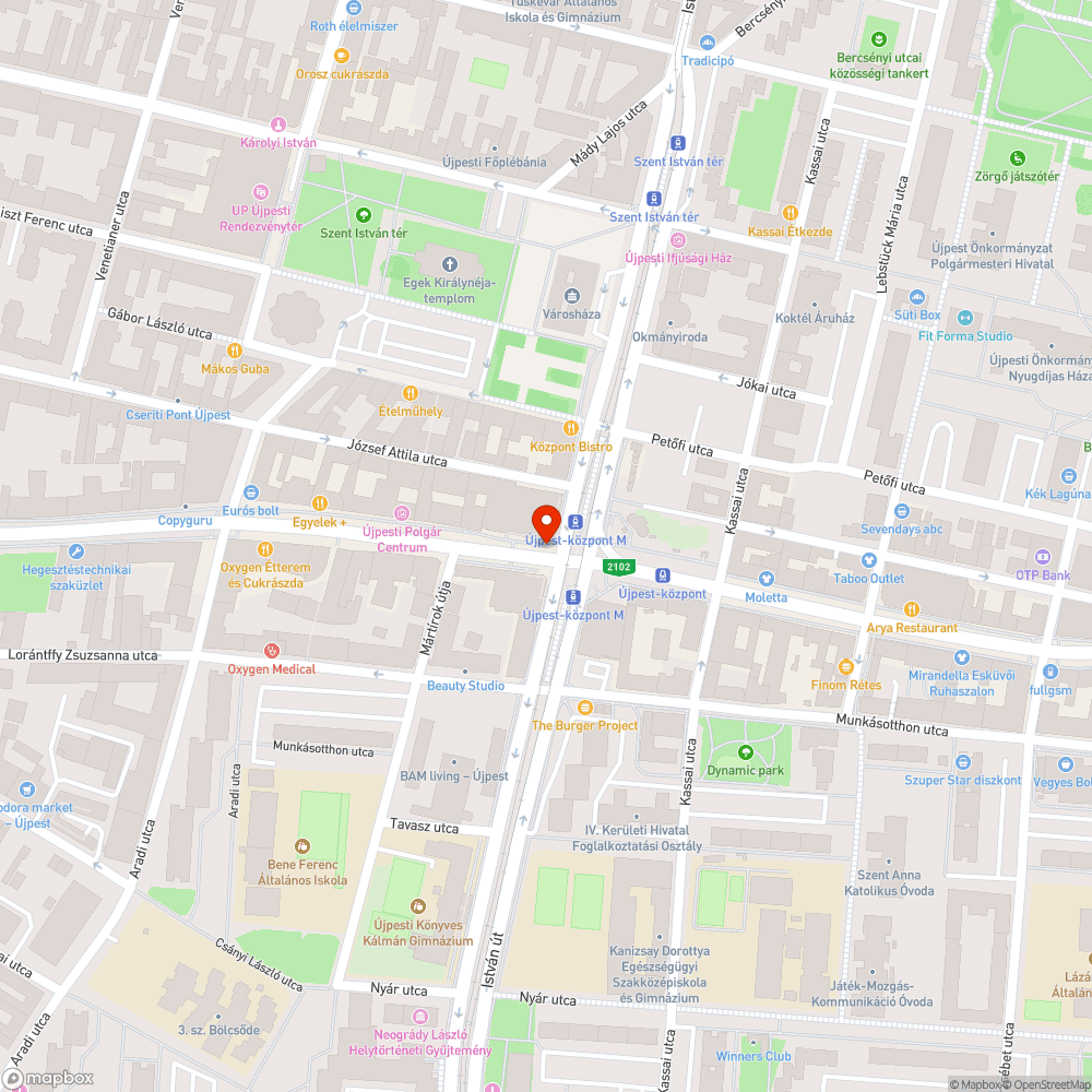 Nagy kátyú az úton rögtön a metro feljáró mellett bejelentés helye