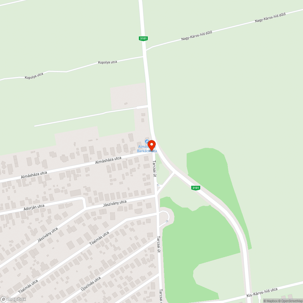 megsüllyedt csatorna, úttest bejelentés helye