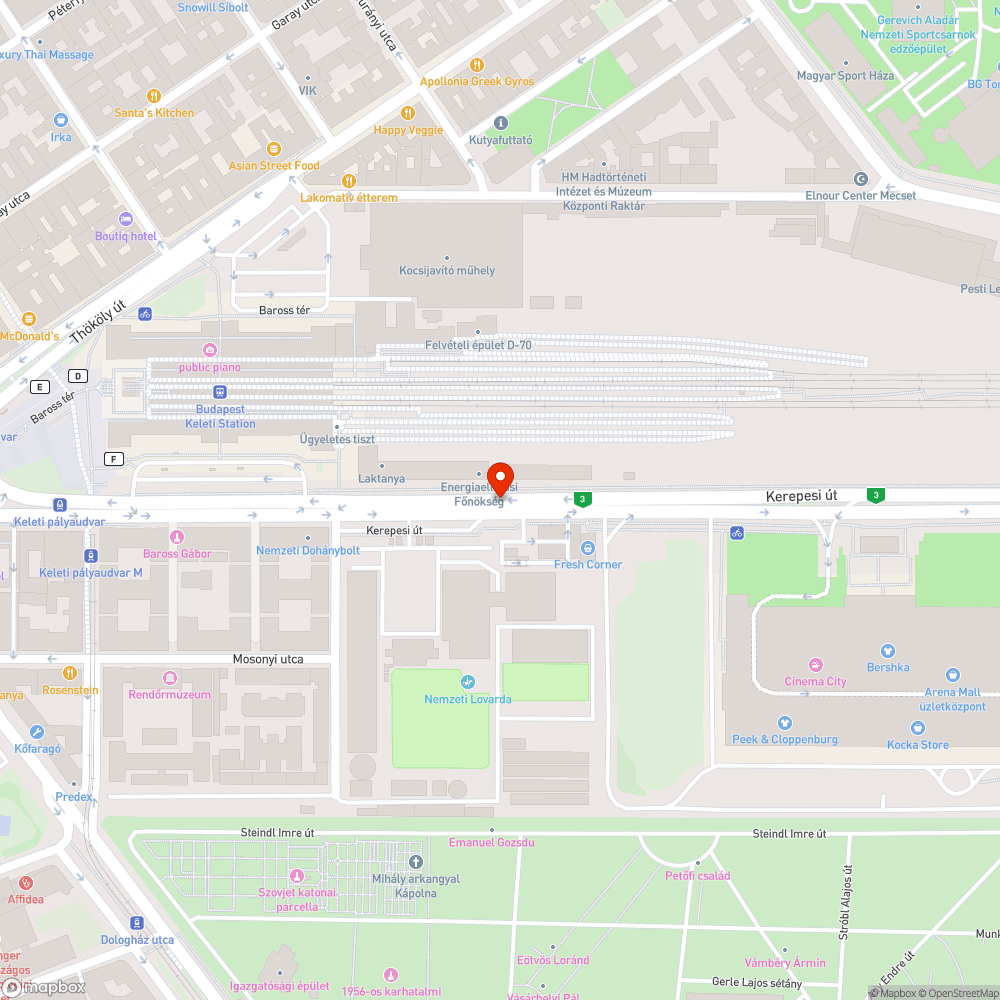 Tiszteletet a hősöknek! bejelentés helye