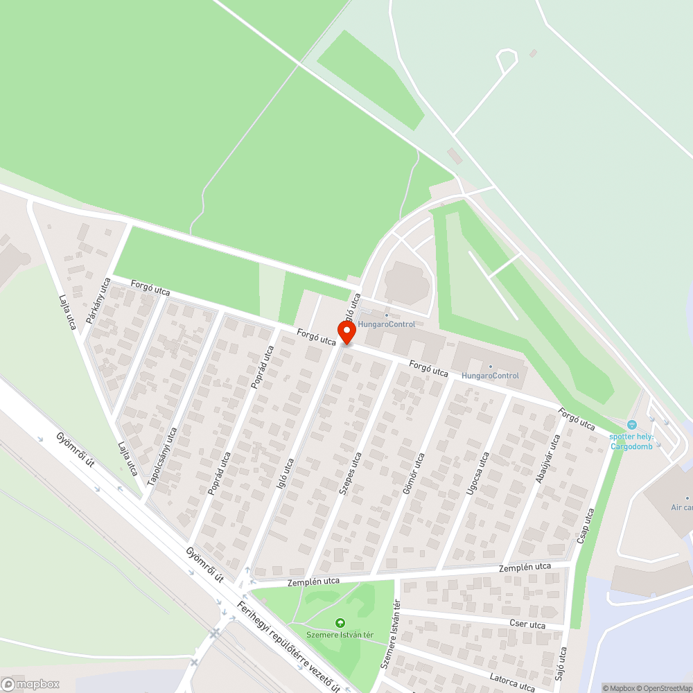 Eltömődött csatornafedél bejelentés helye