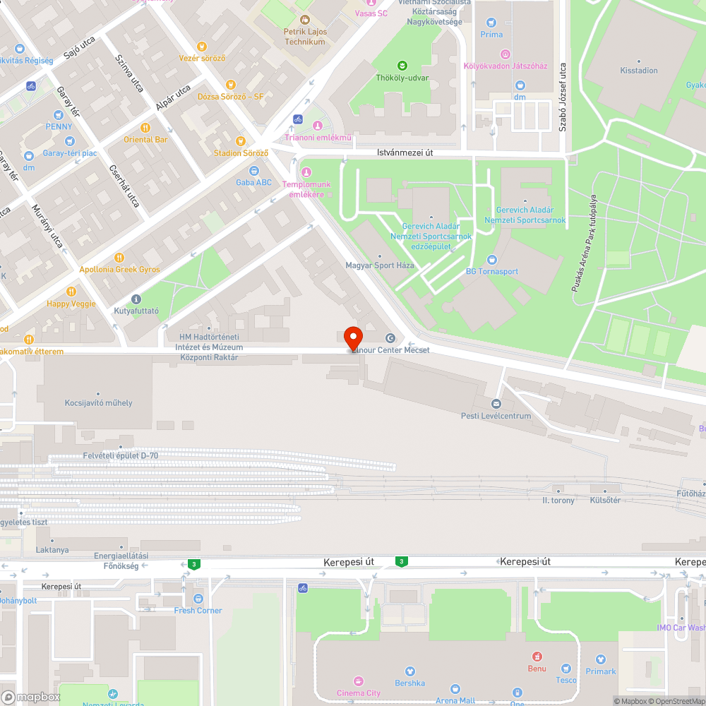 Verseny utcai szemét bejelentés helye