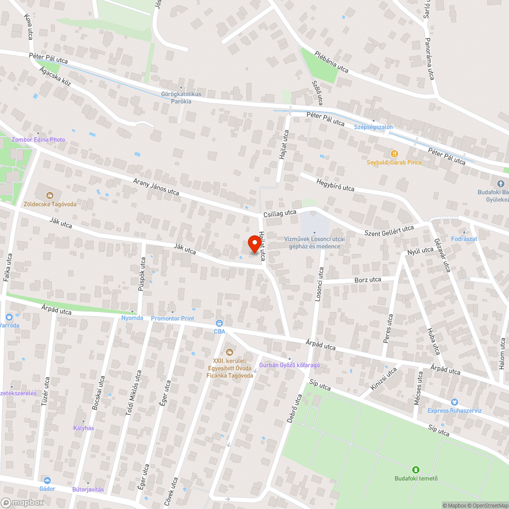 Parkolás a járdán bejelentés helye