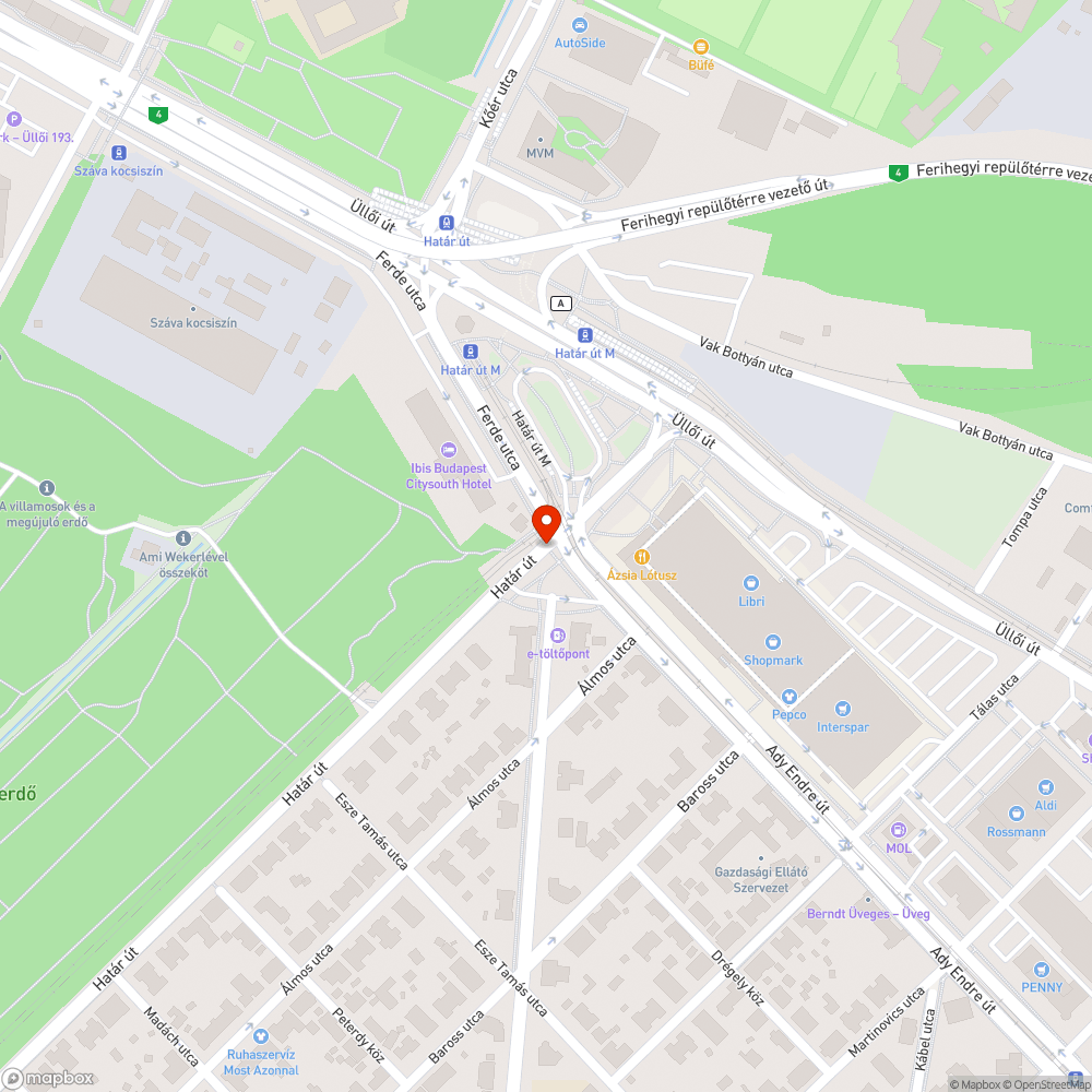 Régesrégi villamos felsővezeték maradványok felszámolása bejelentés helye