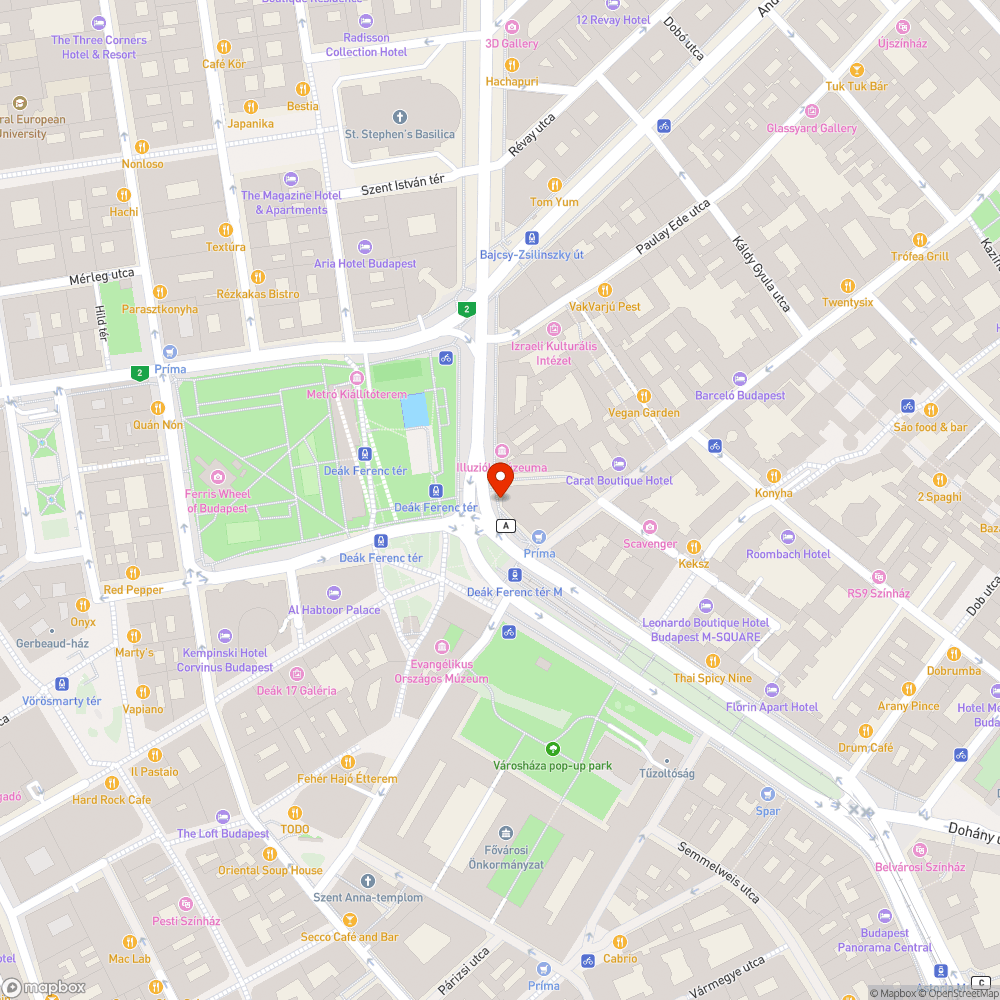 Eltört a Deák téri kerékpárlámpa bejelentés helye