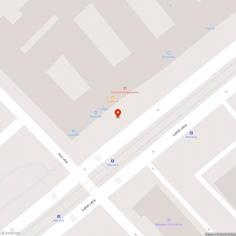 Megrongált telefonfülke bejelentés helye