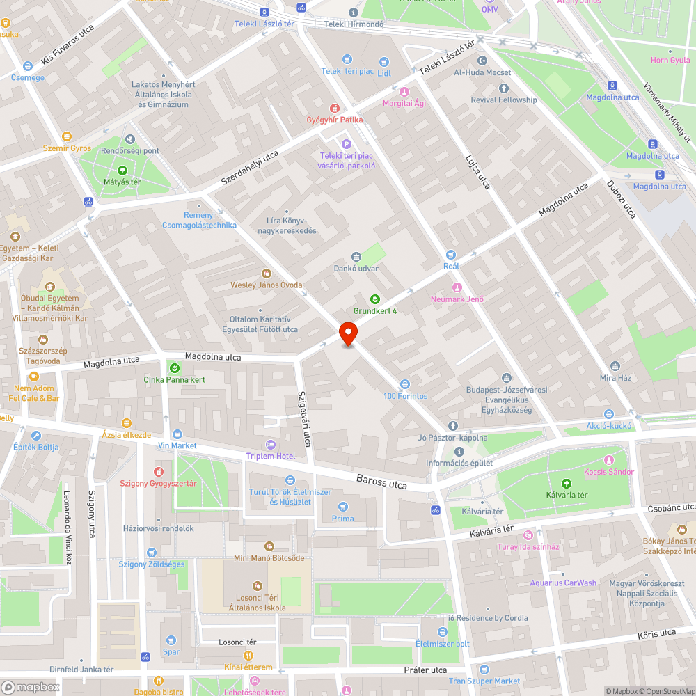 A Dankó utcai turi, nyilvános WC, elektronikai szerviz és a horgász központ(Szelektív sziget problémák) bejelentés helye