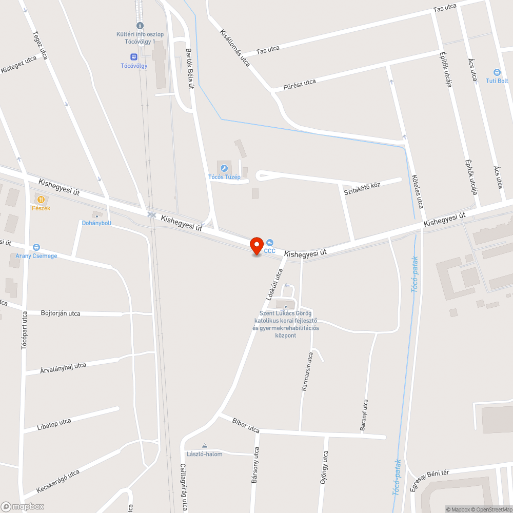 Sérült csatornafedél kátyúban bejelentés helye