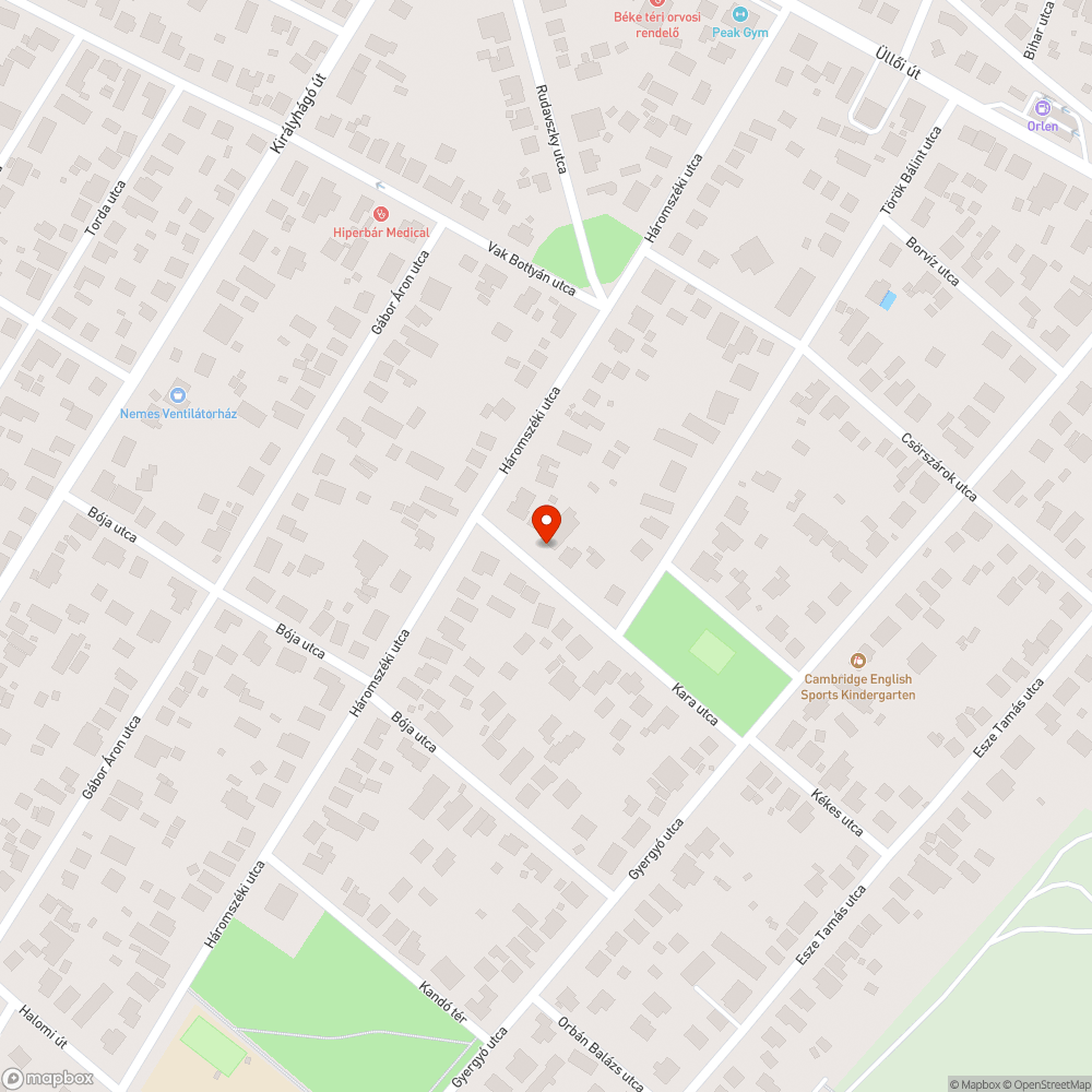 Fakivágás bejelentés helye