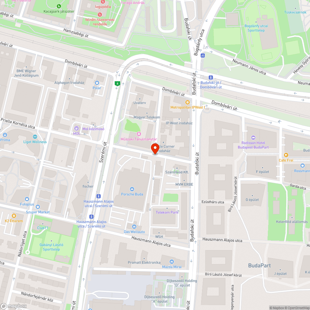 Összetört kő virágláda a Prielle utcában bejelentés helye