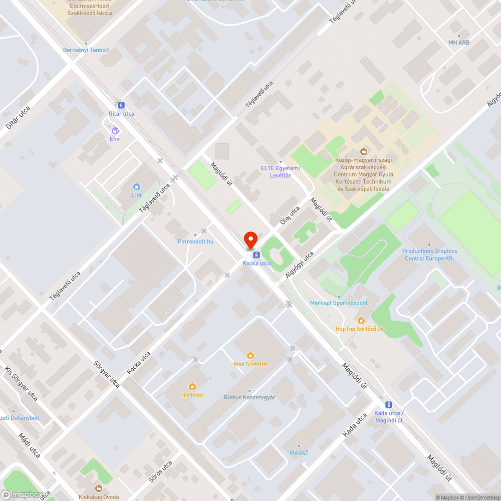 Balesetveszélyes átkelő bejelentés helye